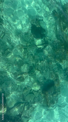 clear sea of ​​a beautiful turquoise color