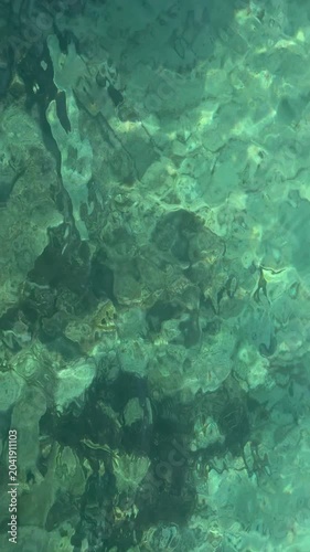 clear sea of ​​a beautiful turquoise color