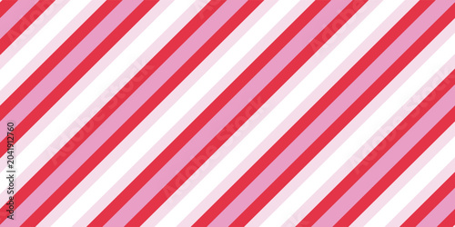 Pattern diagonal stripe seamless sweet pink and red. abstract background vector. Vector illustration