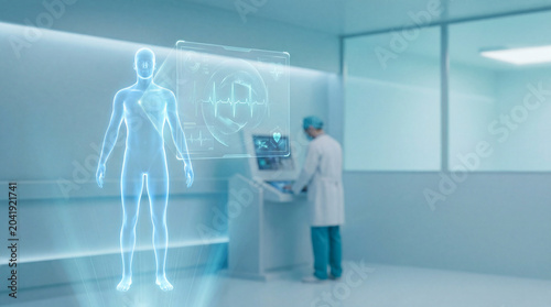 Healthcare artificial intelligence with digital medical interface