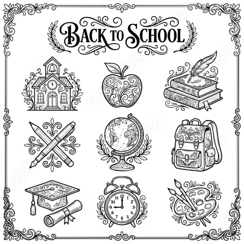Vector icon set of 