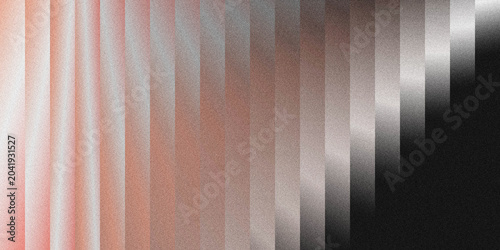 Fotografija Abstract gradient background with grainy texture, vertical color bands shifting from warm rose gold to cool black