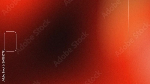 Abstract Orange Red Old Film Light Leaks Background with Vintage Analog Cinema Texture, 4K Video