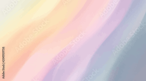 Pastel colored abstract background with soft gradient hues and curves