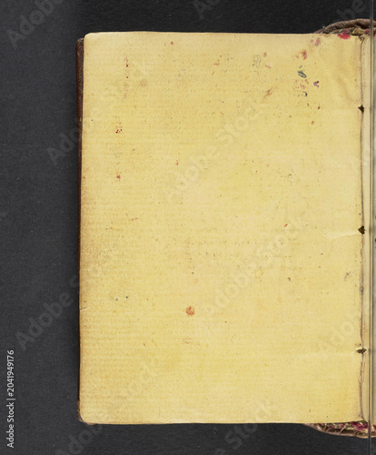 Obraz na płótnie Blank page in an ancient 16th century Armenian Liturgical psalter and perpetual