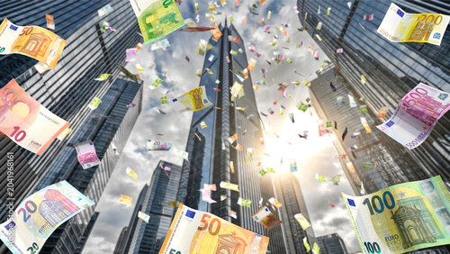 Geldregen in der Finanzmetropole