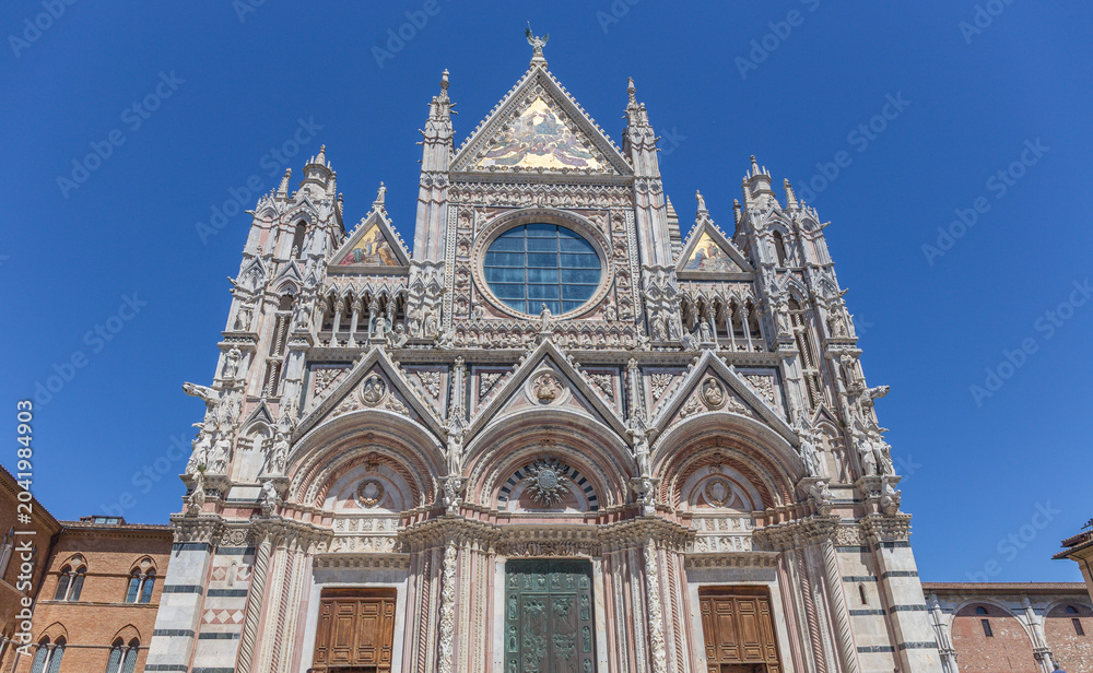 Naklejka premium Dom von Siena (Duomo di Siena), Toskana, Italien