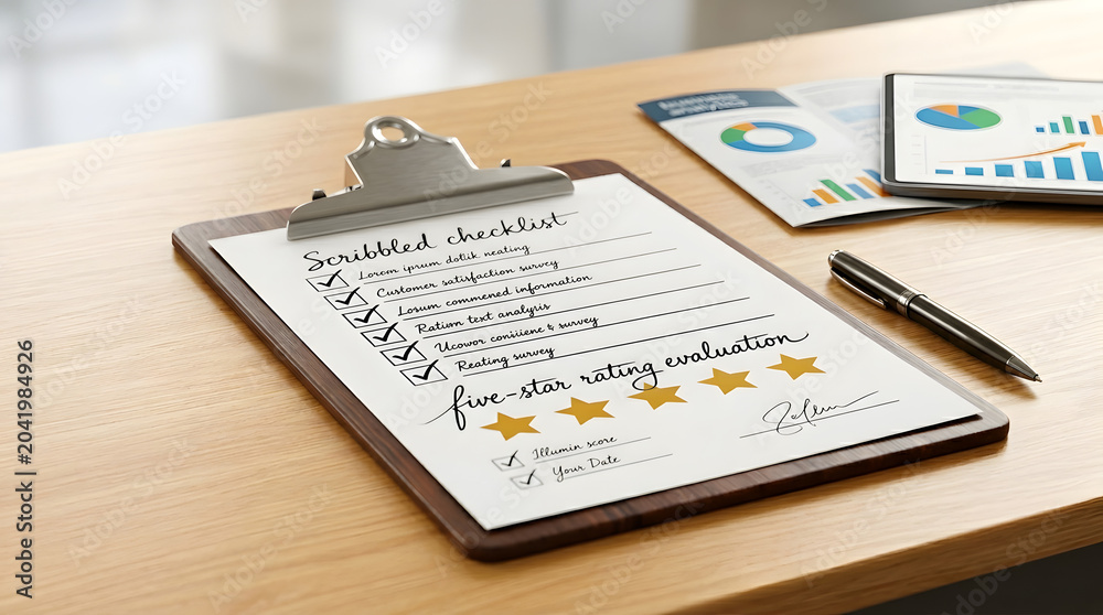 Obraz premium Customer Satisfaction Survey and Market Research Analysis