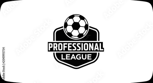 Soccer League Emblem: A Professional Design for Sports Competitions