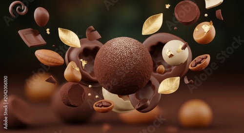 Decadent Chocolate Truffles and Ingredients for National Truffle Day