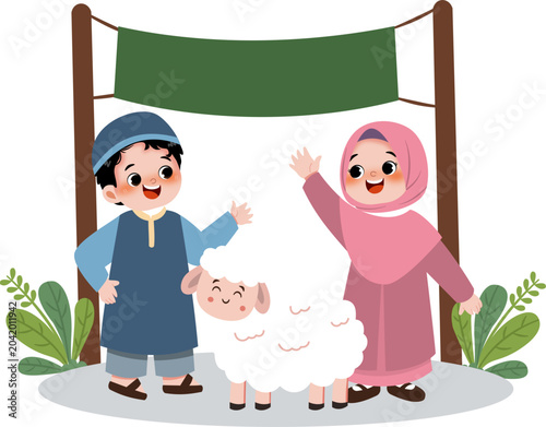 Kid with frm Animals