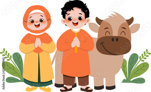 Kid with frm Animals
