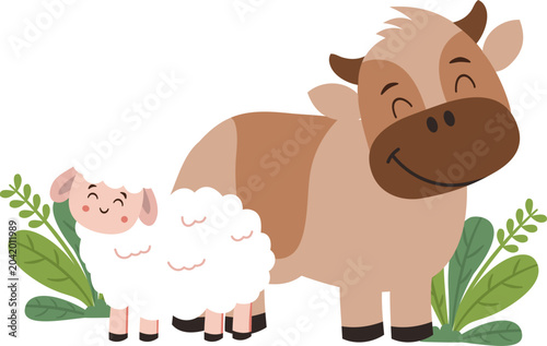 Kid with frm Animals