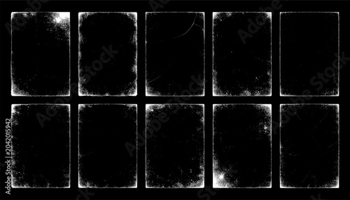 Foto Grunge frame with overlay texture
