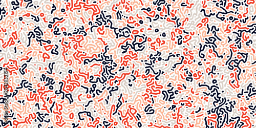 Foto Diffusion reaction vector seamless pattern