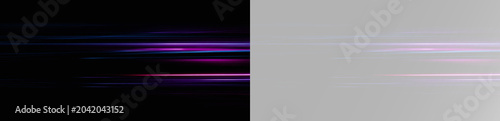 Abstract neon laser beam with fast movement blur effect portraying high velocity speed line and dynamic power stream
