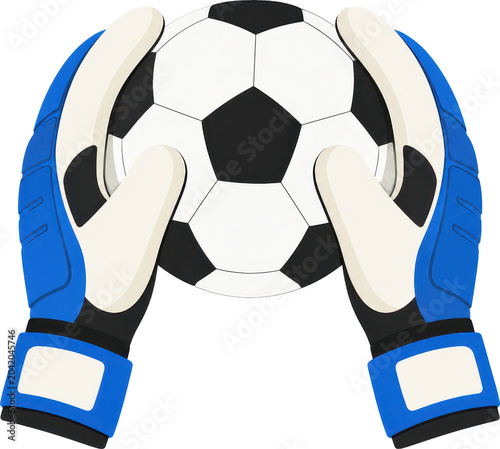 Goalkeeper Holding Soccer Ball for 2026 Football Tournament Advertising Poster