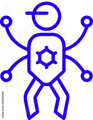 physical ai svg icon