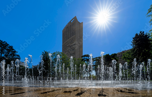 Foto Courbevoie, France - 05 27 2026: Heatwave in Paris