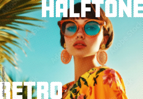 Retro Halftone Effect