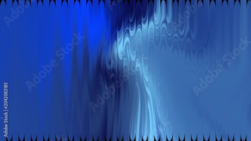 Horizontal video with blue abstract flowing gradient waves, soft liquid background, modern motion design texture for tech, music and digital promo 3D animation
