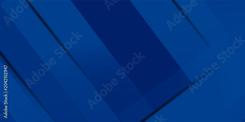 Картината върху платно Abstract blue background with glowing geometric lines