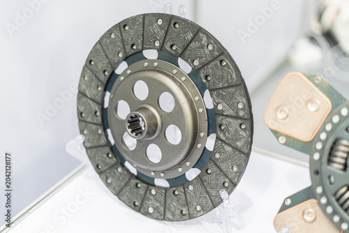 Photography Automotive clutch plate Car clutch with disc and springs, auto service concept b
