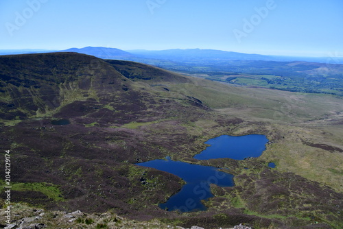 Lakes in Nire Valley, Comeragh Mountains, County Waterford, Ireland 