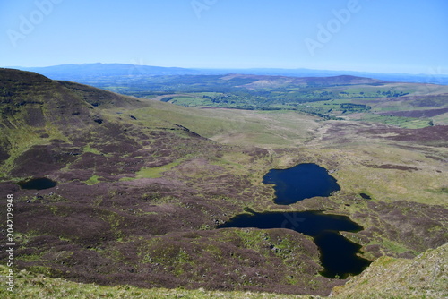 Lakes in Nire Valley, Comeragh Mountains, County Waterford, Ireland 