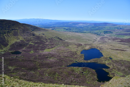 Lakes in Nire Valley, Comeragh Mountains, County Waterford, Ireland 