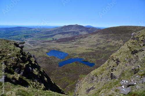 Lakes in Nire Valley, Comeragh Mountains, County Waterford, Ireland 
