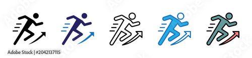 Foto Performance Icon In Multiple Styles And Colors
