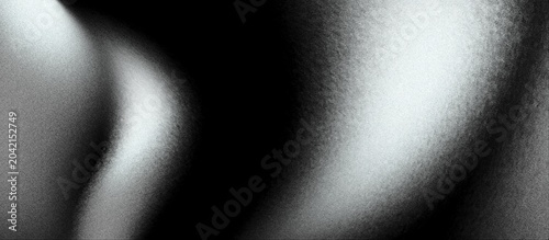 Foto Black grainy gradient background, dark white gray monochrome abstract noise text