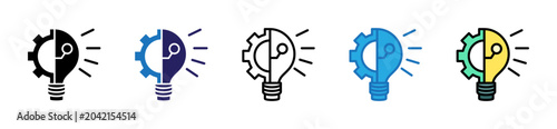 Foto Skills Icon In Multiple Styles And Colors