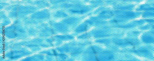 Tableau sur toile Blue and white water ripples light surface overlay background