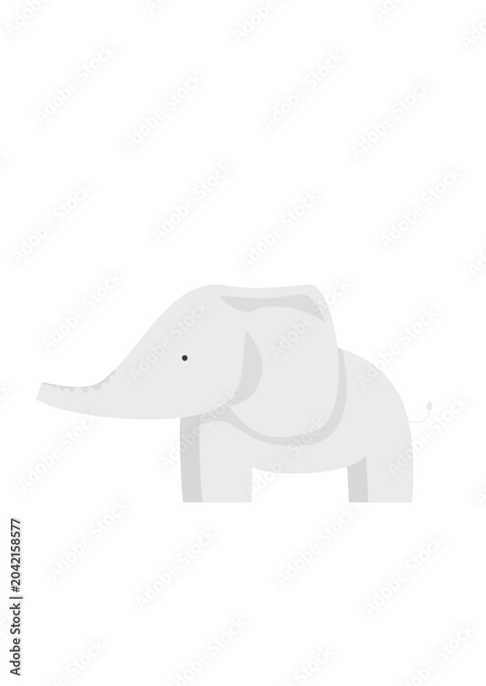 Obraz premium elephant vector illustration