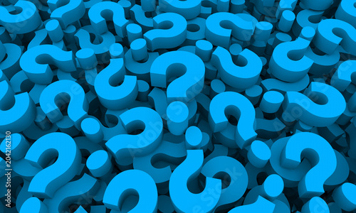 Question Mark Background Inquiry Curious Find Search for Information 3d Illustration