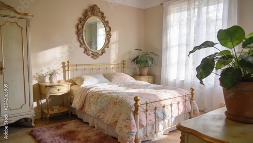 Cottage Glam Bedroom