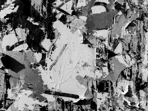 Tableau sur toile A contemporary urban wall serves as a distinctive background frame