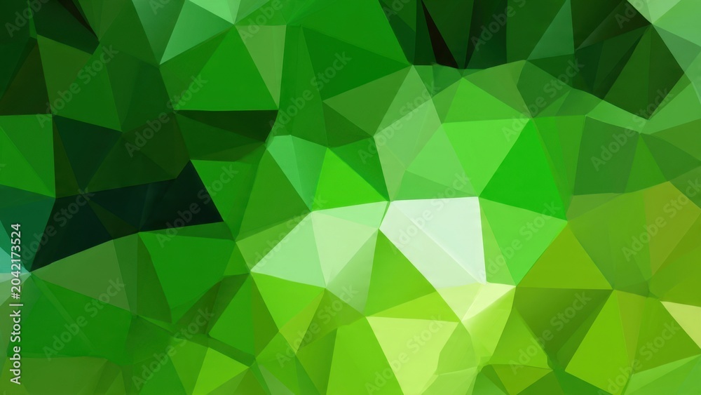 Obraz premium Abstract Green Geometric Pattern