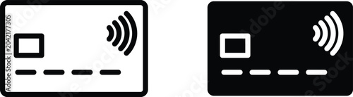 Bilde på lerret Credit Card icon design template