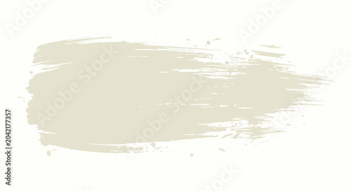 Tableau sur toile Wide ivory white brushstroke