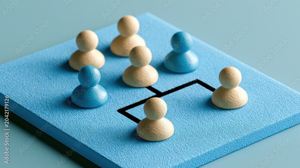 Obraz premium Reorganizing operational structures to streamline decision-making, increase productivity, and ensure alignment between business activities and objectives.