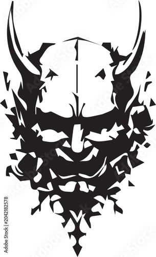 Creative Tattoo Design in Black and White Detailed Line Art Illustration