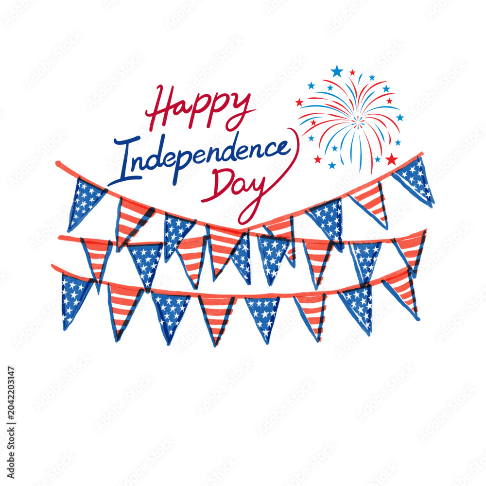 Obraz premium happy independence day