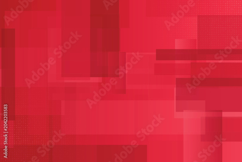 Foto Abstract geometric pattern with red and gradient overlapping blocks