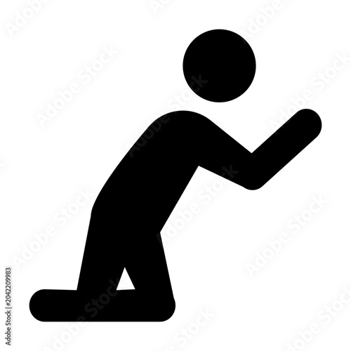 Photography Prayer Solid Icon, Hands Worship, Spiritual Faith, Devotion