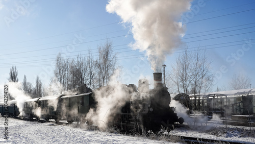 Foto Dampflokomotive Karoline