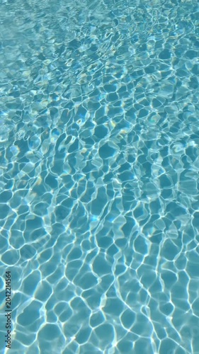 reflections of light in the pool water