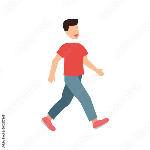 Walking Person Activity Icon Vector